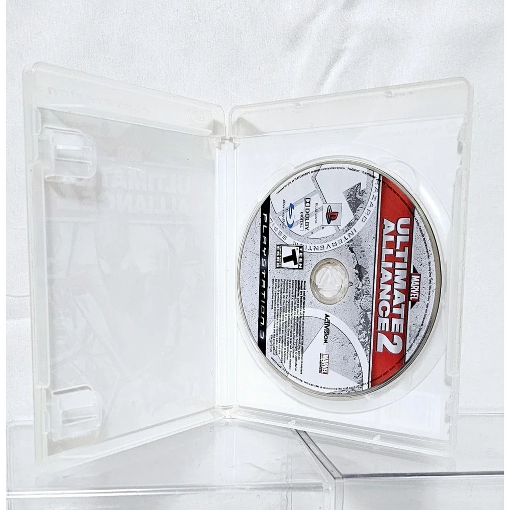 PS3 Marvel: Ultimate Alliance 2 (PlayStation 3, 2009)Tested No Scratches On Disk